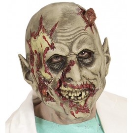 Máscara Cabeza Completa Zombie de Laboratorio