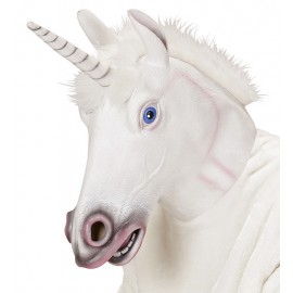 Máscara Full Unicorno con Pelos Máscara Full Unicorno con Pelos