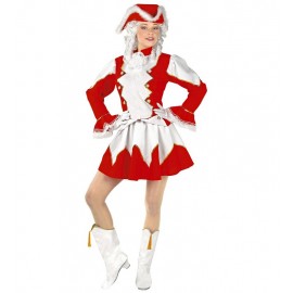 Disfraz de Majorette Rojo para Mujer