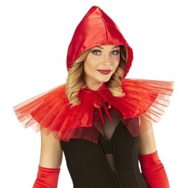 Capa Corta Roja con Capucha Capa Corta Roja con Capucha