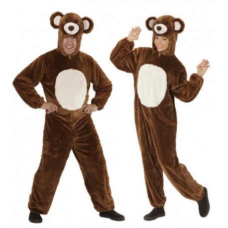 Disfraz de Oso en Peluche para Adulto