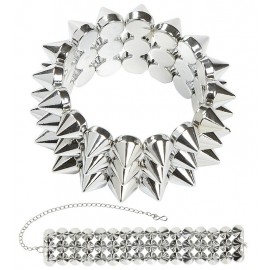 Collar y Pulsera Tachuelas