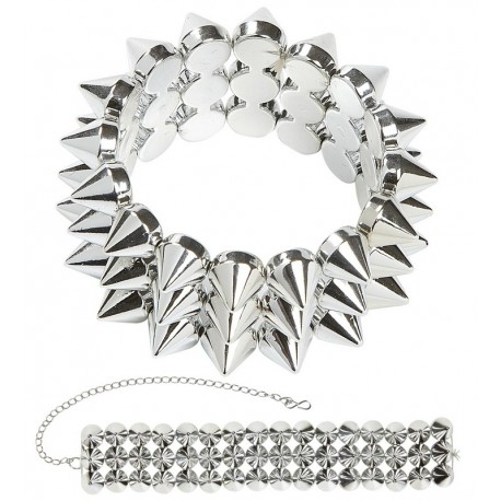 Collar y Pulsera Tachuelas
