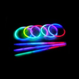 tienda pulseras fluorescentes online tricolor (100 uds)