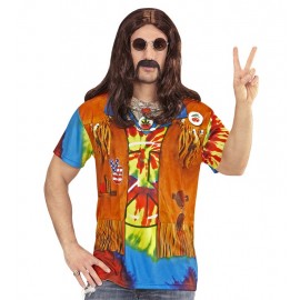 Camiseta Imprimida de Hippie