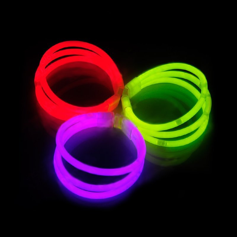 Pulseras Luminosas Fluorescentes Baratas para Fiestas Neón - FiestasMix