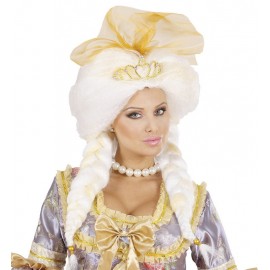 Peluca Reina Fantasía con Tiara Peluca Reina Fantasía con Tiara