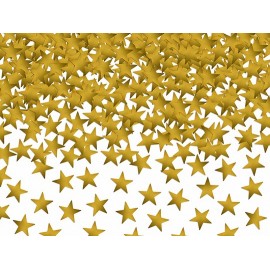 Confeti estrellas Dorado 10 mm de 30 gr