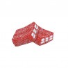 Regaliz Picante Ladrillos de Fresa 250 uds