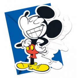 Invitaciones Mickey Super Cool