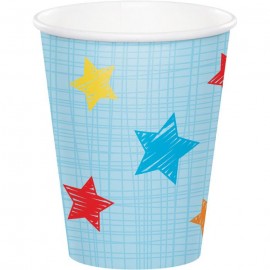 8 Vasos Animalitos Primer Año Boy