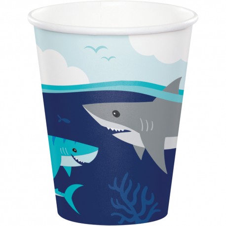 8 Vasos Tiburón