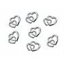 25 Adornos Corazones 10 mm