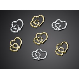 25 Adornos Corazones 10 mm 25 Adornos Corazones 10 mm