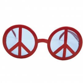 Gafas Símbolo De La Paz Rojas Gafas Símbolo De La Paz Rojas