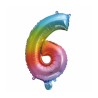 Globo Numero 6 Foil 35 cm