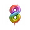 Globo Numero 8 Foil 86 cm