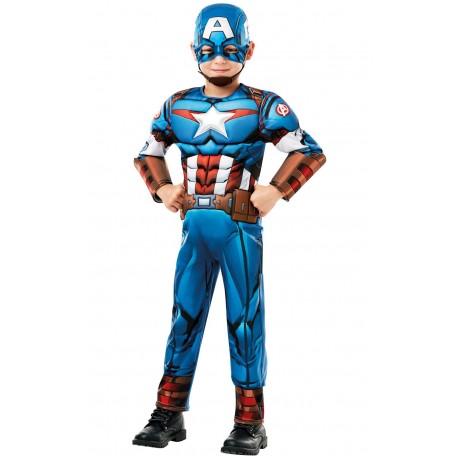 Disfraz Capitán América Deluxe Infantil