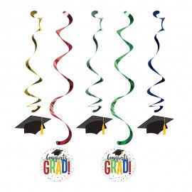 5 Decoraciones Colgantes Graduación Colorines 5 Decoraciones Colgantes Graduación Colorines