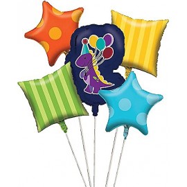 Bouquet Foil Globos Dinosaurio