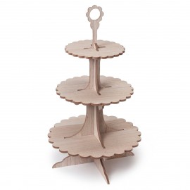 Stand Expositor de Madera 3 Pisos 43 cm Stand Expositor de Madera 3 Pisos 43 cm