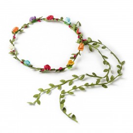 Corona De Flores Colores 18,5 cm Corona De Flores Colores 18,5 cm