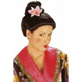 Peluca Fujiko Con Flor Peluca Fujiko Con Flor