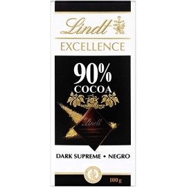 Tabletas Chocolate Lindt Excellence 90% 100 gr Tabletas Chocolate Lindt Excellence 90% 100 gr