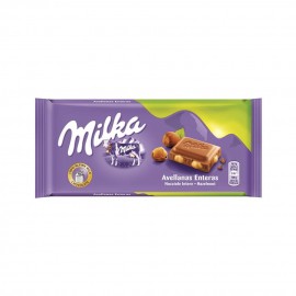 17 Tabletas Chocolate Milka Avellana Entera 17 Tabletas Chocolate Milka Avellana Entera