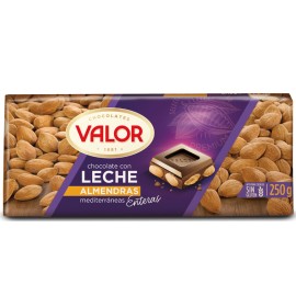 5 Tabletas Chocolate Valor Choco Leche Almendras 5 Tabletas Chocolate Valor Choco Leche Almendras