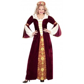 Disfraz de Reina Medieval Morado