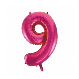 Globo Numero 9 Foil 86 cm