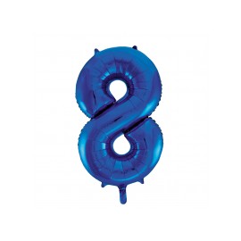 Globo Numero 8 Foil 86 cm