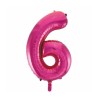 Globo Numero 6 Foil 86 cm