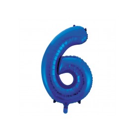 Globo Numero 6 Foil 86 cm