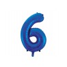 Globo Numero 6 Foil 86 cm