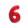 Globo Numero 6 Foil 86 cm