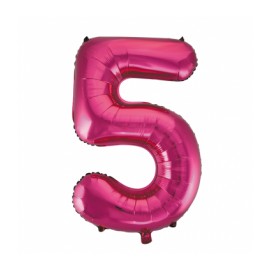 Globo Numero 5 Foil 86 cm