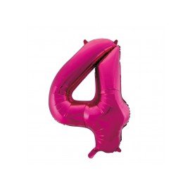 Globo Numero 4 Foil 86 cm