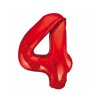 Globo Numero 4 Foil 86 cm
