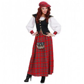 Disfraz de Escocesa para Mujer