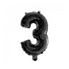 Globo Numero 3 Foil 35 cm