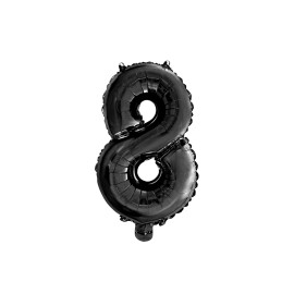 Globo Numero 8 Foil 35 cm