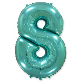 Globo Numero 8 Foil 86 cm