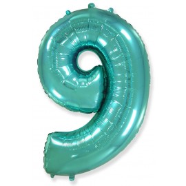 Globo Numero 9 Foil 86 cm