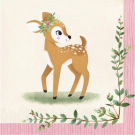 16 Servilletas Bambi Infantil 33 cm