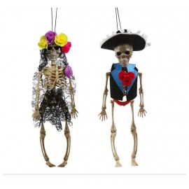 Colgantes Esqueletos Surtidos Mexicanos 40 Cms