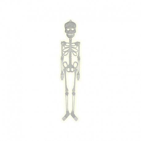 Colgante Esqueleto Fluorescente 90 cm