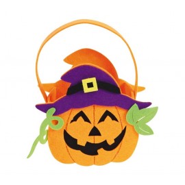 Cesta Calabaza Fieltro 17 x 20 Cms Cesta Calabaza Fieltro 17 x 20 Cms