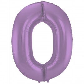 Globo Numero 0 Foil 86 cm Globo Numero 0 Foil 86 cm